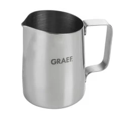 Am billigsten 🛒 Graef Latte-Art Milchkännchen "Versare", 650 Ml, Edelstahl, Aus Poliertem Edelstahl Mit Schmalem Ausguss Zum Aufschäumen Der Milch ⭐