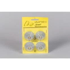 Budget ✨ Graef 0000001 Gummisaugfüße, Mit M6-Gewinde, Anthrazit (4er Pack) ✔️ -Graef Verkaufe Geschaft unnamed file 736