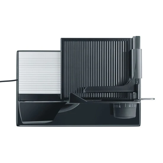 Neu 🧨 GRAEF Allesschneider SKS100 Linie110 Schwarz 343x237x252mm 485g Rund Restehalter Kunststofftablett 💯 6 Neu 🧨 GRAEF Allesschneider SKS100 Linie110 Schwarz 343x237x252mm 485g Rund Restehalter Kunststofftablett 💯 – Bild 4