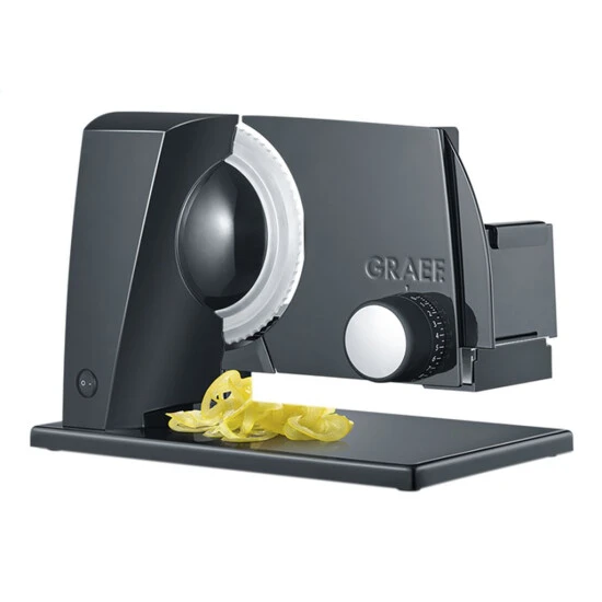 Neu 🧨 GRAEF Allesschneider SKS100 Linie110 Schwarz 343x237x252mm 485g Rund Restehalter Kunststofftablett 💯 13 Neu 🧨 GRAEF Allesschneider SKS100 Linie110 Schwarz 343x237x252mm 485g Rund Restehalter Kunststofftablett 💯 – Bild 11